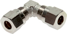 8LL Nickel plated Brass Elbow Cutting Fitting 100 bar ISO 8434-1 [2 Pieces]
