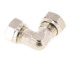 18L Nickel plated Brass Elbow Cutting Fitting 65 bar ISO 8434-1