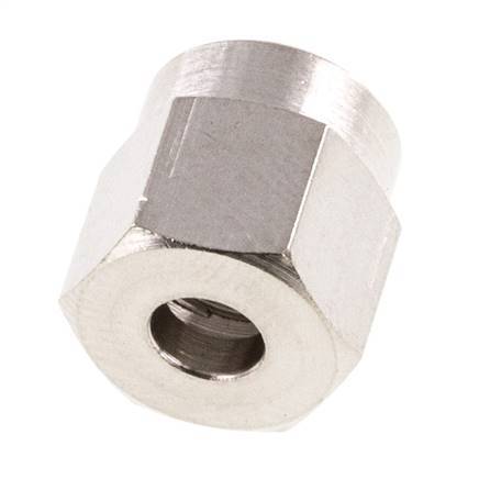 Tuerca de unión de latón 4LL (M8x1) [10 piezas]