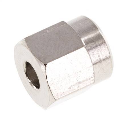 Tuerca de unión de latón 4LL (M8x1) [10 piezas]