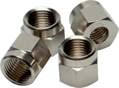 8LL (M12x1) Brass Union Nut [10 Pieces]
