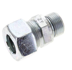 18L & M22x1.5 Zink plated Steel Straight Cutting Fitting with Male Threads 315 bar NBR ISO 8434-1