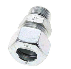 18L & M22x1.5 Zink plated Steel Straight Cutting Fitting with Male Threads 315 bar NBR ISO 8434-1