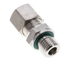 10L & M14x1.5 Stainless Steel Straight Compression Fitting with Male Threads 315 bar FKM ISO 8434-1