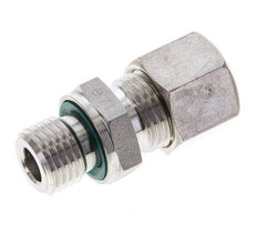 10L & M14x1.5 Stainless Steel Straight Compression Fitting with Male Threads 315 bar FKM ISO 8434-1