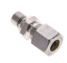 10L & M12x1.5 Stainless Steel Straight Compression Fitting with Male Threads 315 bar FKM ISO 8434-1
