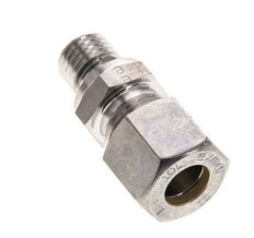 10L & M12x1.5 Stainless Steel Straight Compression Fitting with Male Threads 315 bar FKM ISO 8434-1