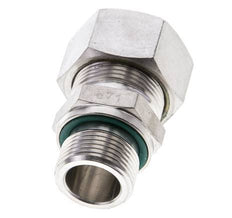 18L & M22x1.5 Stainless Steel Straight Compression Fitting with Male Threads 315 bar FKM ISO 8434-1