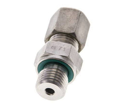 6S & M14x1.5 Stainless Steel Straight Compression Fitting with Male Threads 500 bar FKM ISO 8434-1