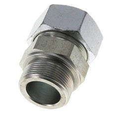 38S y R1-1/2'' Racor de corte recto de acero galvanizado con rosca macho 315 bar ISO 8434-1