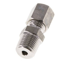 6L & R1/4'' Stainless Steel Straight Compression Fitting with Male Threads 315 bar ISO 8434-1