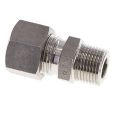 12L & R3/8'' Stainless Steel Straight Compression Fitting with Male Threads 315 bar ISO 8434-1