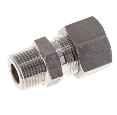 12L & R3/8'' Stainless Steel Straight Compression Fitting with Male Threads 315 bar ISO 8434-1