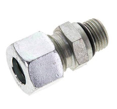 12L & UNF 9/16''-18 Zink plated Steel Straight Cutting Fitting with Male Threads 315 bar ISO 8434-1