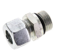15L & UNF 7/8''-14 Racor recto de acero zincado con rosca macho 315 bar ISO 8434-1