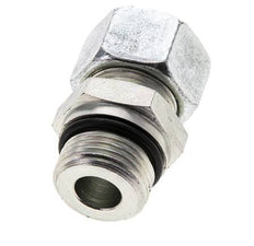 15L & UNF 7/8''-14 Racor recto de acero zincado con rosca macho 315 bar ISO 8434-1