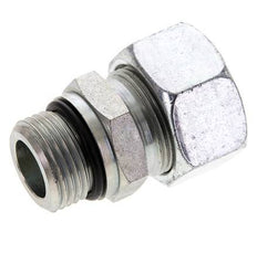 18L & UNF 7/8''-14 Racor recto de acero zincado con rosca macho 315 bar ISO 8434-1