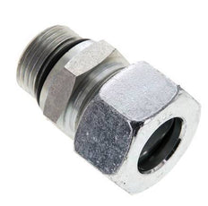 18L & UNF 7/8''-14 Zink plated Steel Straight Cutting Fitting with Male Threads 315 bar ISO 8434-1