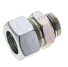 38S y UN 1-5/8''-12 Racor de corte recto de acero galvanizado con rosca macho 315 bar ISO 8434-1