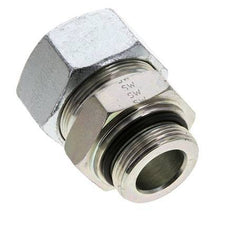 38S y UN 1-5/8''-12 Racor de corte recto de acero galvanizado con rosca macho 315 bar ISO 8434-1