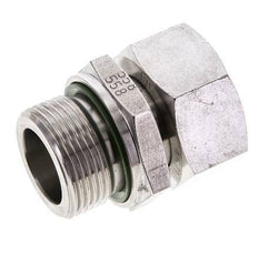28L & M33x2 Stainless Steel Straight Swivel with Male Threads 160 bar FKM Adjustable ISO 8434-1