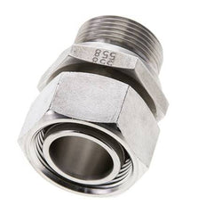28L & M33x2 Stainless Steel Straight Swivel with Male Threads 160 bar FKM Adjustable ISO 8434-1