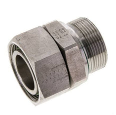 35L & M42x2 Stainless Steel Straight Swivel with Male Threads 160 bar FKM Adjustable ISO 8434-1
