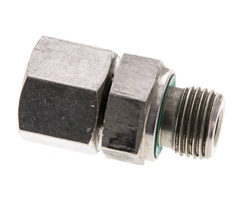 10S y M16x1,5 Acero inoxidable Rótula recta con rosca macho 630 bar FKM Ajustable ISO 8434-1