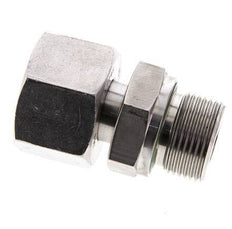 16S & M22x1.5 Stainless Steel Straight Swivel with Male Threads 400 bar FKM Adjustable ISO 8434-1