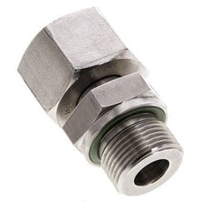 16S & M22x1.5 Stainless Steel Straight Swivel with Male Threads 400 bar FKM Adjustable ISO 8434-1