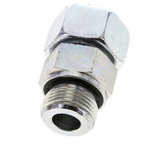20S y M27x2 Acero Zincado Giratorio Recto con Rosca Macho 400 bar Junta tórica de NBR Cono de Sellado Ajustable ISO 8434-1