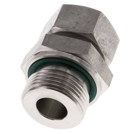 22L & G1'' Stainless Steel Straight Swivel with Male Threads 160 bar FKM Adjustable ISO 8434-1