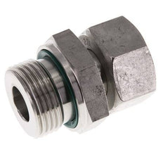 22L & G1'' Stainless Steel Straight Swivel with Male Threads 160 bar FKM Adjustable ISO 8434-1