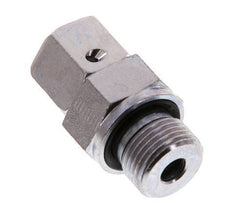 10L & G3/8'' Acero zincado Rótula recta con rosca macho 315 bar Junta tórica de NBR Cono de estanquidad Ajustable ISO 8434-1