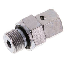 10L & G3/8'' Acero zincado Rótula recta con rosca macho 315 bar Junta tórica de NBR Cono de estanquidad Ajustable ISO 8434-1