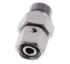 10L & G3/8'' Acero zincado Rótula recta con rosca macho 315 bar Junta tórica de NBR Cono de estanquidad Ajustable ISO 8434-1