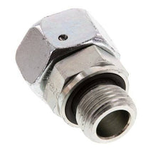 18L & G1/2'' Acero zincado Rótula recta con rosca macho 315 bar Junta tórica de NBR Cono de estanquidad Ajustable ISO 8434-1