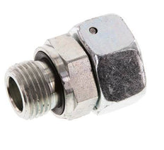 18L & G1/2'' Acero zincado Rótula recta con rosca macho 315 bar Junta tórica de NBR Cono de estanquidad Ajustable ISO 8434-1