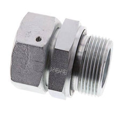 35L & G1-1/4'' Acero zincado Rótula recta con rosca macho 160 bar Junta tórica de NBR Cono de estanquidad Ajustable ISO 8434-1