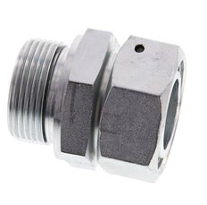 35L & G1-1/4'' Acero zincado Rótula recta con rosca macho 160 bar Junta tórica de NBR Cono de estanquidad Ajustable ISO 8434-1