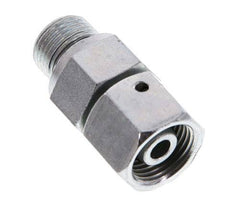 10S & G3/8'' Zink plated Steel Straight Swivel with Male Threads 630 bar NBR O-ring Sealing Cone Adjustable ISO 8434-1