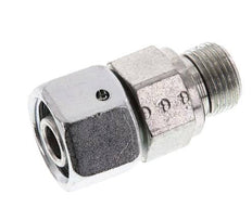 12S y G3/8'' Acero zincado Rótula recta con rosca macho 630 bar Junta tórica de NBR Cono de estanquidad Ajustable ISO 8434-1