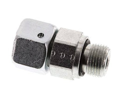 12S y G3/8'' Acero zincado Rótula recta con rosca macho 630 bar Junta tórica de NBR Cono de estanquidad Ajustable ISO 8434-1