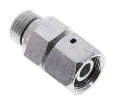 14S & G1/2'' Zink plated Steel Straight Swivel with Male Threads 630 bar NBR O-ring Sealing Cone Adjustable ISO 8434-1
