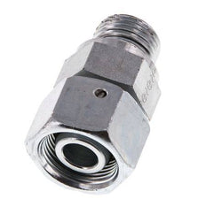 16S y G1/2'' Acero Zincado Giratorio Recto con Rosca Macho 400 bar Junta tórica de NBR Cono de Sellado Ajustable ISO 8434-1