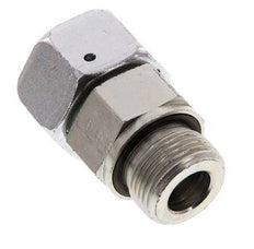 20S y G3/4'' Acero zincado Rótula recta con rosca macho 400 bar Junta tórica de NBR Cono de estanquidad Ajustable ISO 8434-1