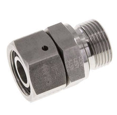 Rótula recta de acero inoxidable 18L y G3/4'' con rosca macho 315 bar Cono de sellado con junta tórica FKM ajustable ISO 8434-1