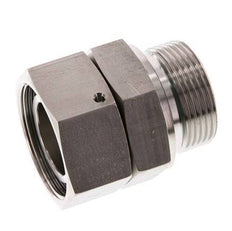 35L & G1-1/4'' Acero inoxidable Rótula recta con rosca macho 160 bar FKM Junta tórica Cono de estanqueidad Ajustable ISO 8434-1