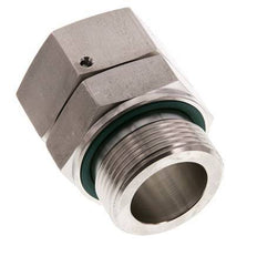35L & G1-1/4'' Acero inoxidable Rótula recta con rosca macho 160 bar FKM Junta tórica Cono de estanqueidad Ajustable ISO 8434-1
