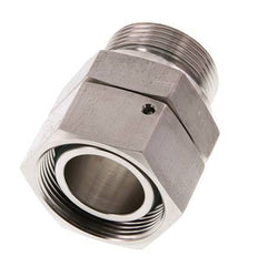 35L & G1-1/4'' Acero inoxidable Rótula recta con rosca macho 160 bar FKM Junta tórica Cono de estanqueidad Ajustable ISO 8434-1
